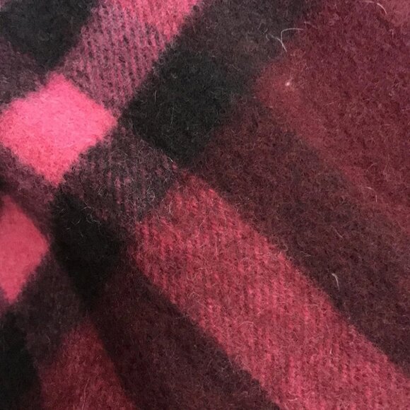 Auth Burberry Dark Brown Pink Multi Cashmere Scarf - Picture 3 of 6